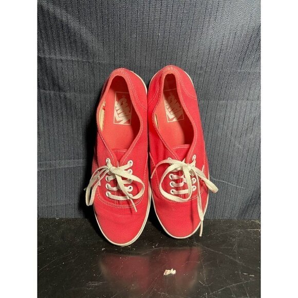 Vans Classic Pink and White lace-up Sneakers Women's Size 7.5w/6m - Picture 4 of 6